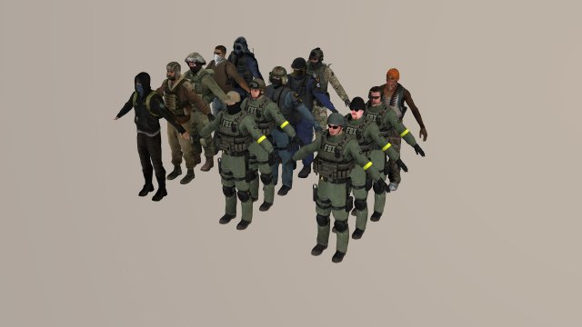 collection cs go 3D 模型 .c4d .max .obj .3ds .fbx .stl .blend 