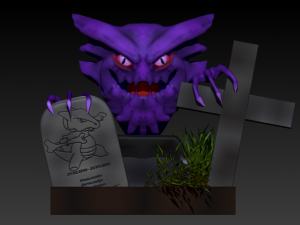 haunter realistic pokemon 3D Print Model