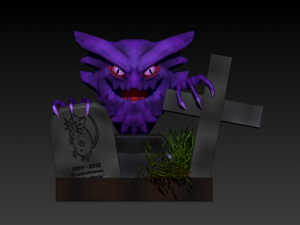 haunter realistic pokemon 3D Print Model
