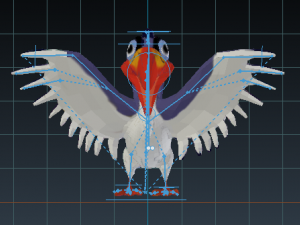 zazu bird low-poly 3D 模型