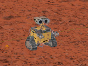 parede-e baixo poli Modelo 3D