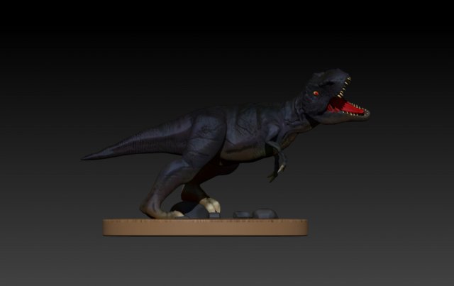 tyrannosaurus rex 3Dプリントモデル .c4d .max .obj .3ds .fbx .stl .blend 