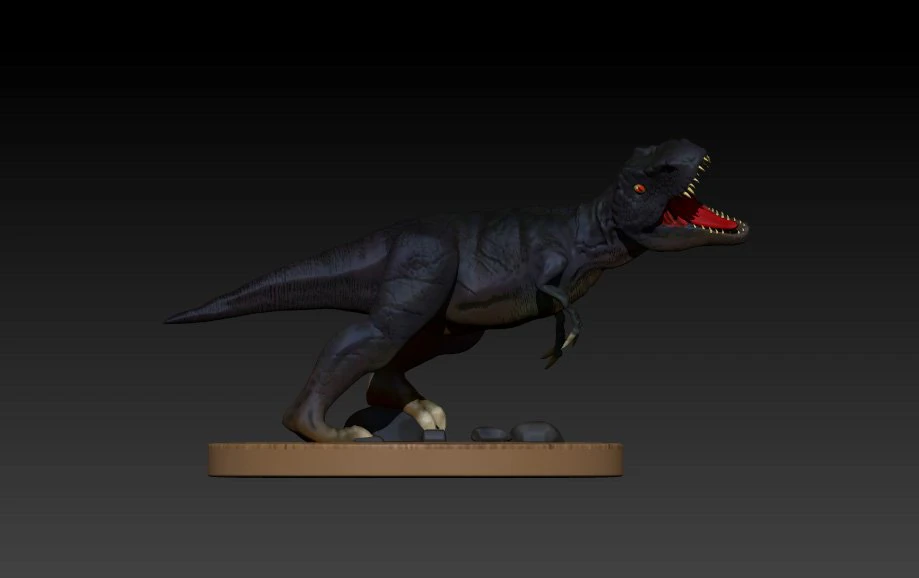 tyrannosaurus rex 3D Print Model .c4d .max .obj .3ds .fbx .stl .blend 
