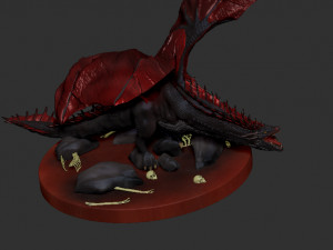 dragon 3D-Druckmodell