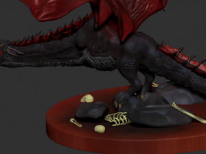dragon 3D-Druckmodell