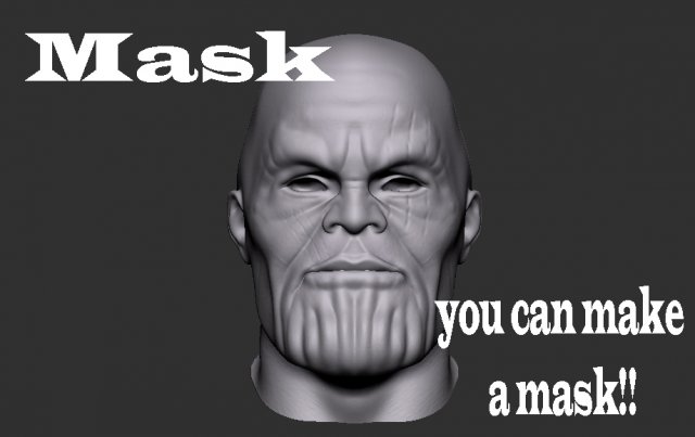 thanos 3D प्रिंट मॉडल .c4d .max .obj .3ds .fbx .stl .blend 