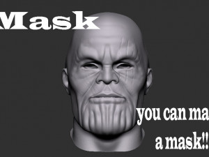 thanos Modèles 3D en vedette