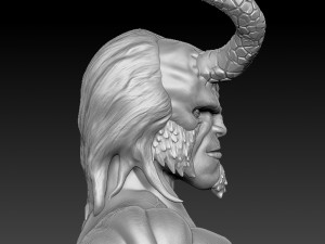 hellboy 3D Print Model