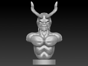 hellboy 3D Print Model