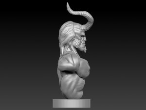 hellboy 3D Print Model