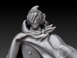 sanji stealth black 3D-printmodel