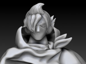 sanji stealth black 3D-printmodel