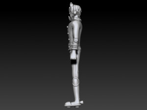 sanji stealth black 3D-printmodel