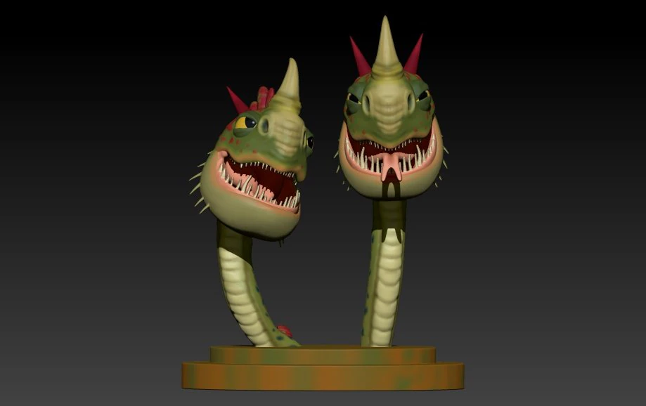 cremallerus espantosus 3D Print Model .c4d .max .obj .3ds .fbx .stl .blend