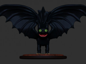 toothless 3D Print Model