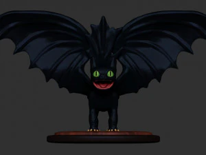 toothless 3D Print Model