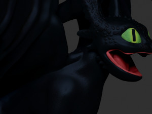 toothless 3D Print Model