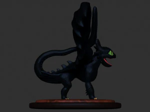 toothless 3D Print Model