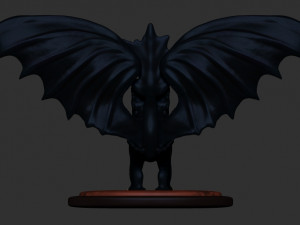 toothless 3D Print Model