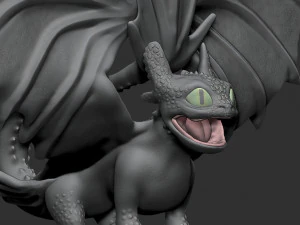 toothless 3D Print Model