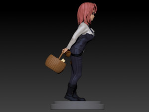 cowgirl Modello di stampa 3D