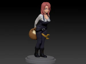 cowgirl 3D Print Model