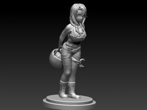 cowgirl Modello di stampa 3D
