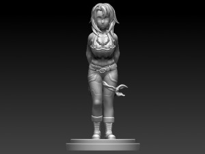 cowgirl Modello di stampa 3D