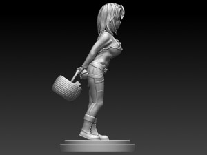 cowgirl Modello di stampa 3D