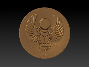 egyptian gold coins 3D Print Model