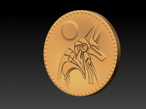 egyptian gold coins 3D Print Model