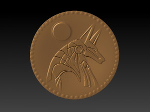 egyptian gold coins 3D Print Model