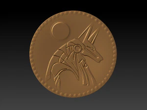 egyptian gold coins 3D Print Model