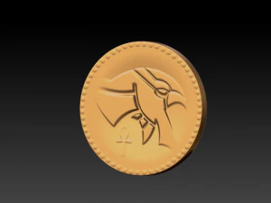 egyptian gold coins 3D Print Model