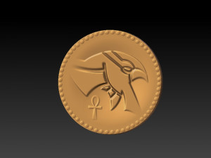 egyptian gold coins 3D Print Model