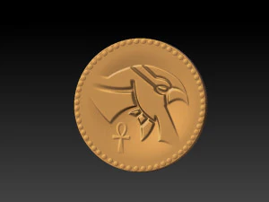egyptian gold coins 3D Print Model