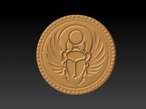egyptian gold coins 3D Print Model