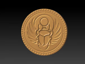 egyptian gold coins 3D Print Model
