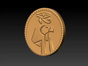 egyptian gold coins 3D Print Model