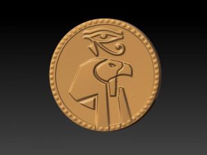 egyptian gold coins 3D Print Model