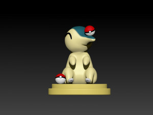 cyndaquil pokemon 3D Print Model
