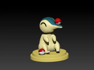 cyndaquil pokemon 3D Print Model