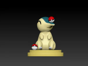 cyndaquil pokemon 3D Print Model