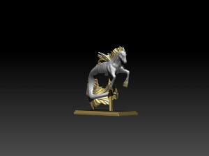 seahorse fanart 3D Baskı Modeli