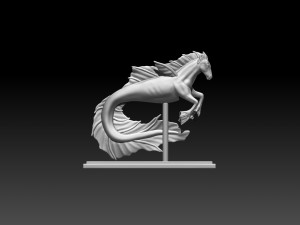 seahorse fanart 3D Baskı Modeli
