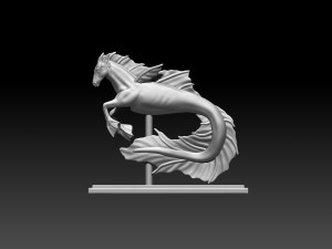 seahorse fanart 3D Baskı Modeli