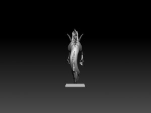 seahorse fanart 3D Baskı Modeli