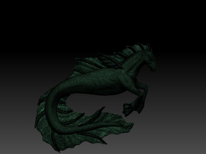 seahorse fanart 3D Baskı Modeli