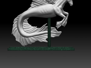 seahorse fanart 3D Baskı Modeli