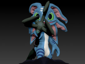 fizz and chompers-lol 3D Принт Модель